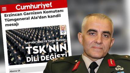 Cumhuriyet Gazetesi, Miraç Kandilini kutladı diye kahraman komutana saldırdı
