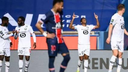 Lille, PSG'yi 1-0 yenerek liderliğe yükseldi