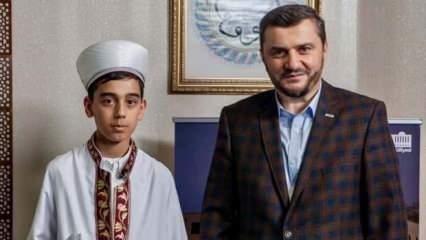 12 yaşındaki Muhammed Talha, Kur'an-ı Kerim'in tamamını tek seferde okudu