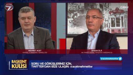 Efkan Ala: CHP milletsiz iktidar arayışından vazgeçmiyor