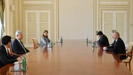 Azerbaycan Cumhurbaşkanı Aliyev, Volkan Bozkır ile görüştü