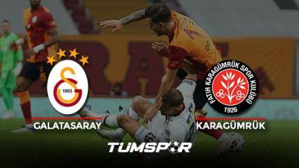 Galatasaray Karagümrük maçı geniş özeti ve golleri (BeIN Sports) Aslan evinde kayıp!