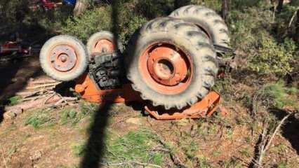 Kullandığı traktörün altında kalan çiftçi hayatını kaybetti