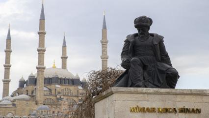 Osmanlı'nın muhteşem yüzyılını inşa eden Mimar Sinan'ın eserleri