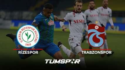 Rizespor Trabzonspor maçı geniş özeti ve golleri! (BeIN Sports) Karadeniz'de kazanan yok! 