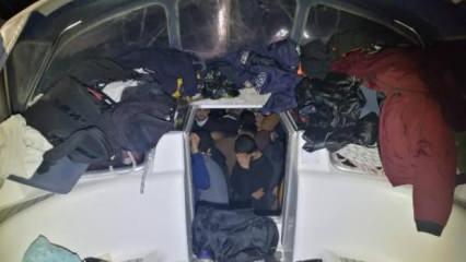 Datça'da 114 kaçak göçmen ve 2 organizatör yakalandı 