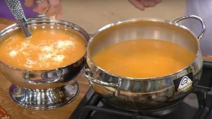 Közlenmiş domates çorbası nasıl yapılır? Sütlü domates çorbası tarifi...
