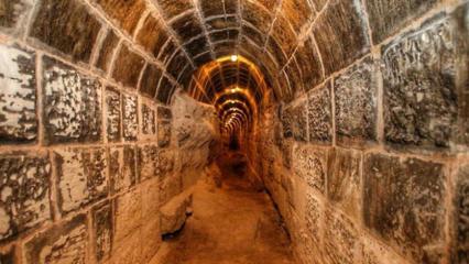 Gaziantep Kalesi'nin altındaki tüneller de turizme açılacak