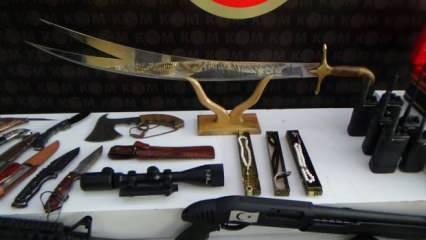 İşte Sedat Peker grubu operasyonunda ele geçirilen silah ve mühimmatlar!