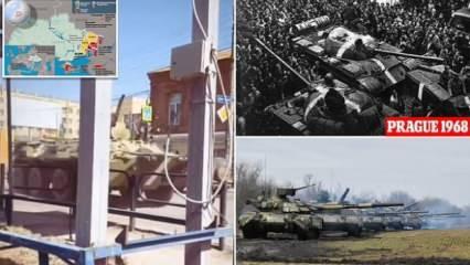 53 yıl sonra tekrar ortaya çıktı! Rusya'nın tanklara çektiği boyaya dikkat