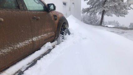 Karabük’te kar dolayısıyla 38 köy yolu ulaşıma kapandı