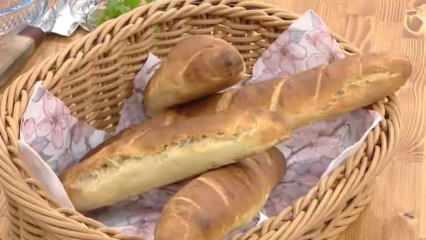 Evde baget ekmek nasıl yapılır? Baget ekmek tarifi...