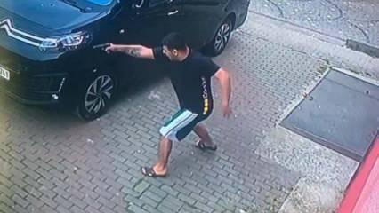 Balat’ta silahlı çatışma kamerada!