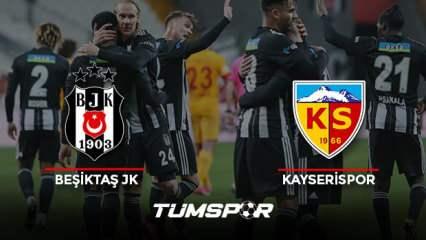 Beşiktaş Kayserispor maçının geniş özeti ve golleri (BeIN Sports) Kara Kartal evinde galip!