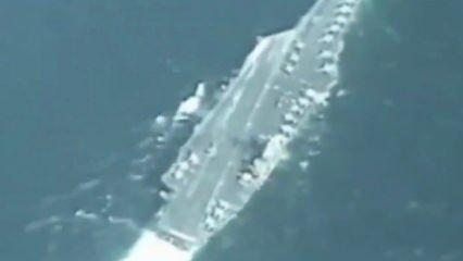 'İran İHA'sı ABD uçak gemisini adım adım takip etti' iddiası yalan çıktı
