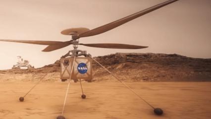 NASA Mars'ta helikopter uçurdu