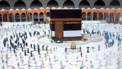 Ramazan ayının ilk on gününde Mescid-i Haram'ı 1,5 milyon kişi ziyaret etti