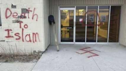 ABD'nin Minnesota eyaletindeki camiye İslamofobik saldırı