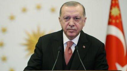 Başkan Erdoğan, Avrupa'daki bazı Türk sivil toplum kuruluşu temsilcilerini kabul etti