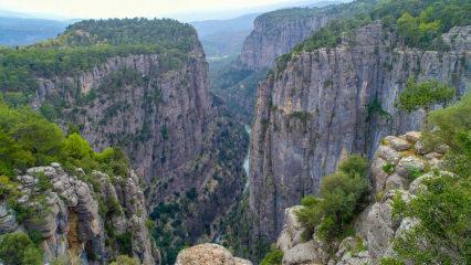 Antalya'nın büyüleyici kanyonları turist bekliyor