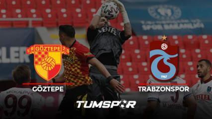 Göztepe Trabzonspor maçı geniş özeti ve golleri (BeIN Sports) İzmir'de puanlar paylaşıldı!