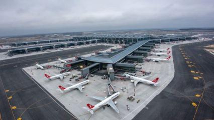 İstanbul Havalimanı 686 uçuşla zirveye çıktı
