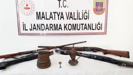 Malatya'da tarihi eser operasyonu: 2 gözaltı