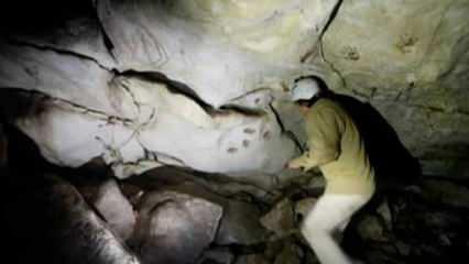 Meksika'da mağarada 1200 yıllık el izleri