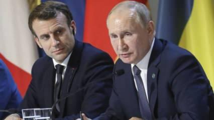 Putin ve Macron arasında önemli görüşme