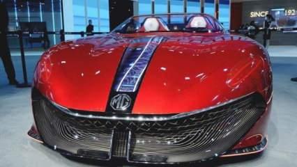  MG'nin spor otomobili Cyberster görücüye çıktı