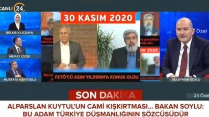 Bakan Soylu: Bu adam Türkiye düşmanlığının sözcüsüdür