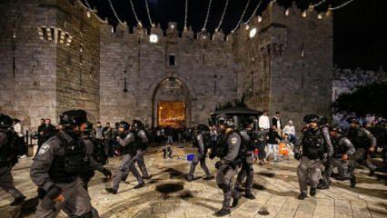 Terör devleti İsrail Kudüs'te yine saldırıya geçti