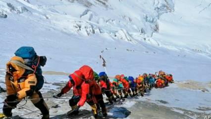 Çin, Kovid-19 girişini engellemek için Everest’in zirvesine sınır çizgisi çekecek