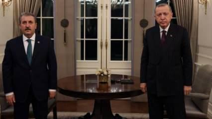 Cumhurbaşkanı Erdoğan ve Destici bayramlaştı
