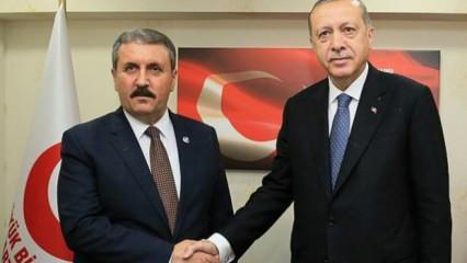 Erdoğan ve Destici arasında önemli görüşme