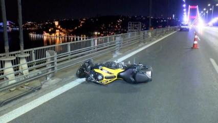 FSM Köprüsü'ndeki feci kazada motosikletli hayatını kaybetti