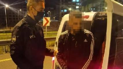 Kayseri'de polisten kaçan ehliyetsiz sürücüye 7 bin TL ceza
