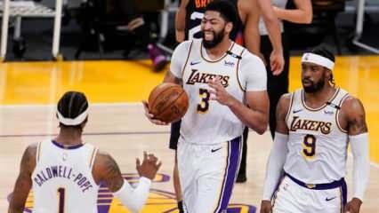 Los Angeles Lakers, Davis'in 42 sayısıyla kazandı