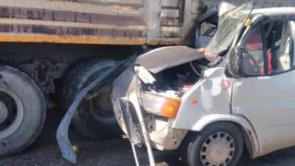 Simav’da trafik kazası: 1 ölü, 1 yaralı