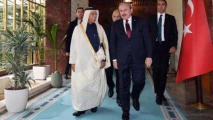 TBMM Başkanı Şentop, Katar Şura Meclisi Başkanı El Mahmud ile telefonda bayramlaştı