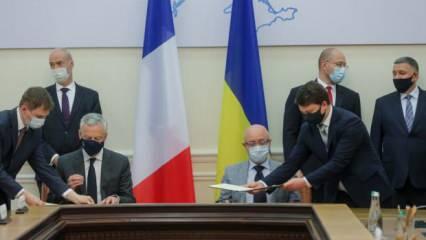 Ukrayna'dan Fransa ile 1,3 milyar avroluk imzalar