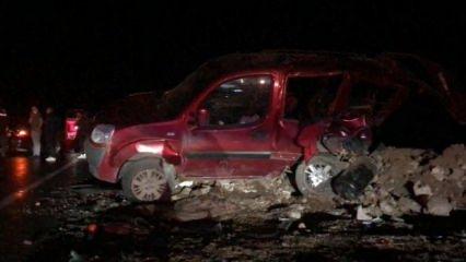 Bingöl’de kaza: Araçlar paramparça oldu!