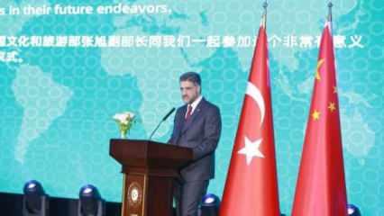 Çin’de Yunus Emre Türk Kültür Merkezi açıldı