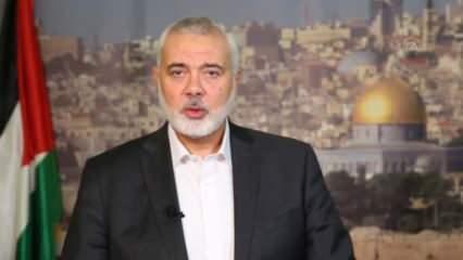 Hamas lideri Heniyye: İsrail'e ağır ve acı bir darbe vurduk