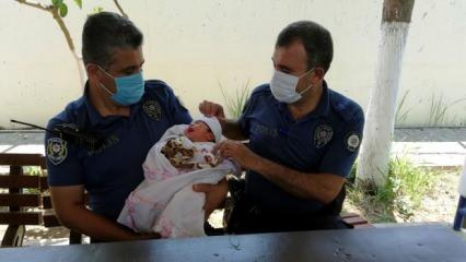 Kaldırıma terk edilen ‘Maviş’ bebeğin ailesi aranıyor