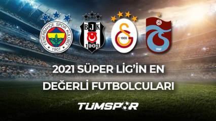 2021 Süper Lig'in en değerli 10 oyuncusu! | En çok değeri artan ve düşen Süper Lig futbolcuları!