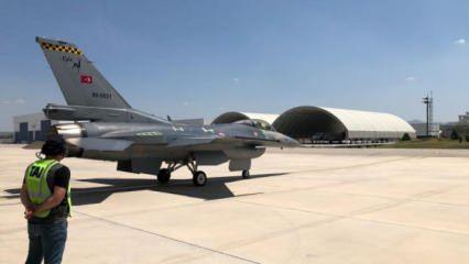 6’ncı F-16 Blok-30 uçağı da Hava Kuvvetlerine teslim edildi