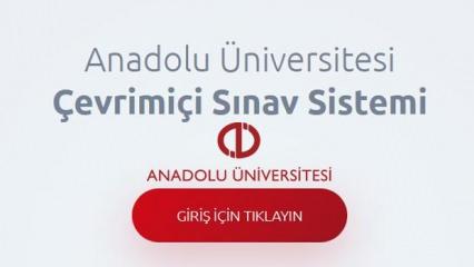AÖF final sınavı öğrenci giriş ekranı 2021! Anadolu Üniversitesi kopya çekilen derslerin iptal...