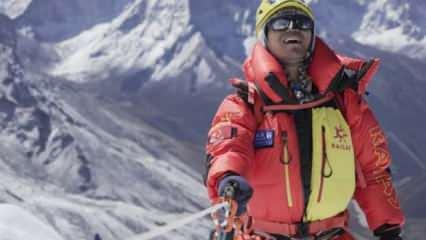 Görme engelli Çinli dağcı Everest'e tırmandı!