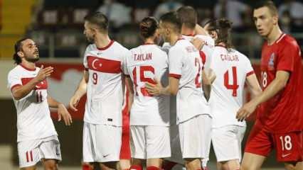 Milli Takım'dan Azerbaycan karşısında güzel prova!